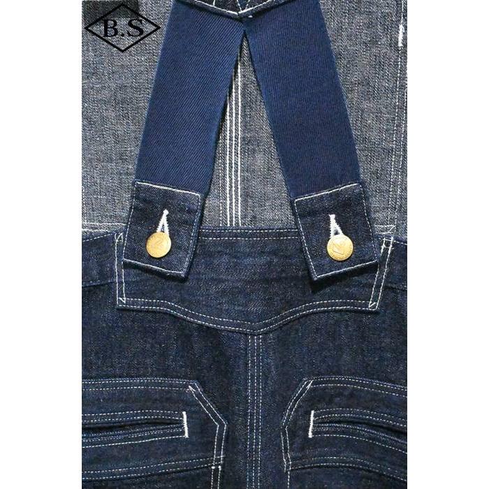 ジョングラッコー ウエアハウス John Gluckow by WAREHOUSE オーバーオール Lot JG-41 Strongarm Reinforced Overalls インディゴデニムの画像