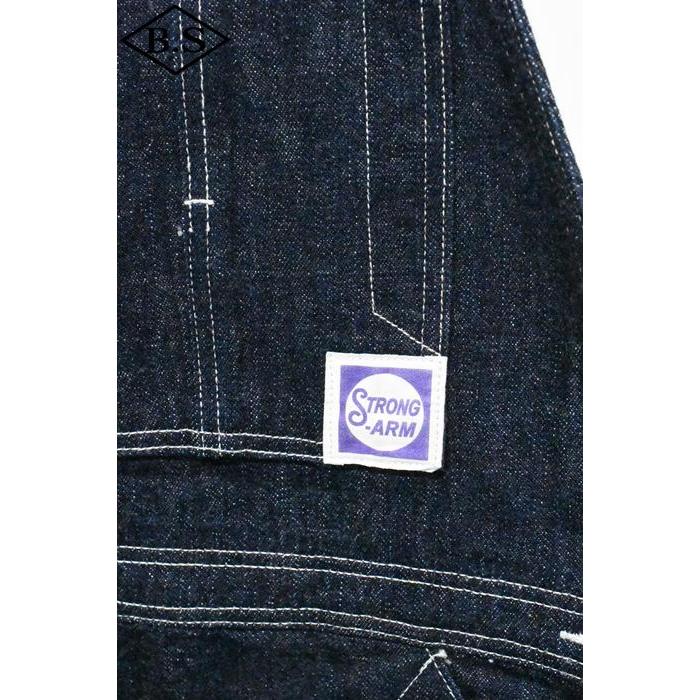 ジョングラッコー ウエアハウス John Gluckow by WAREHOUSE オーバーオール Lot JG-41 Strongarm Reinforced Overalls インディゴデニムの画像