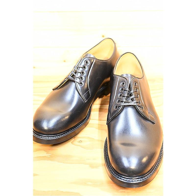 ウィールローブ　15066 PLAIN TOE BLUCHER BLACK 15066 PLAIN TOE BLUCHER BLACK – WHEELROBE