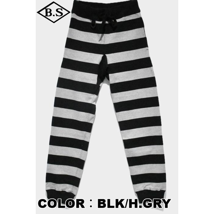 WEST RIDE ボーダー スウェットパンツ ウエストライド WESTRIDE スウェットパンツ HEAVY BORDER PANTS