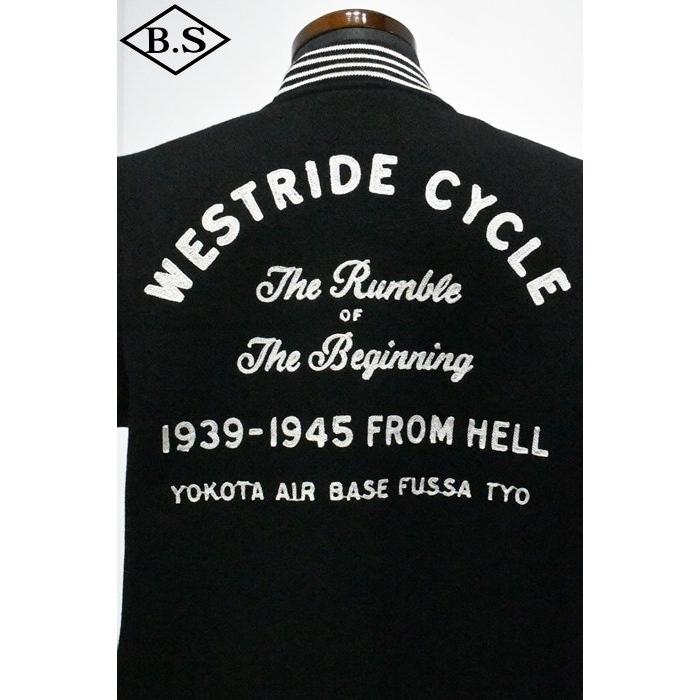 ウエストライド WESTRIDE アウター 2026 NEW YEAR LIMITED WR AWARD JKT: THE RUMBLE OF THE BEGINNING BLKの画像