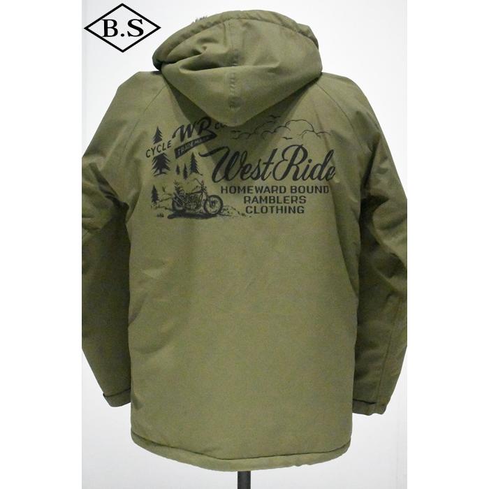 ウエストライド WESTRIDE アウター CYCLE FUR WINDBREAKER HOODIEの画像