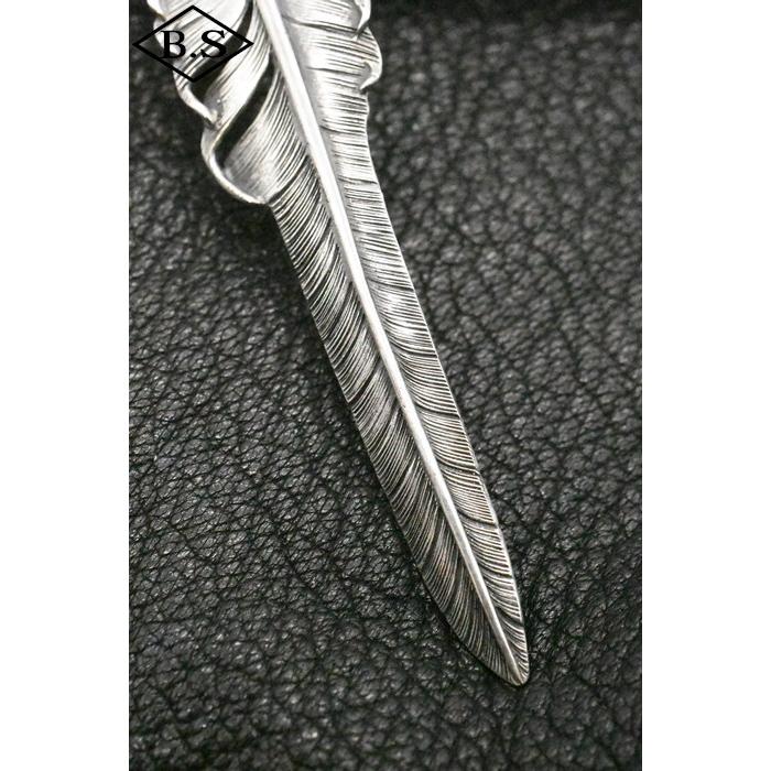 ウエストライド WESTRIDE 小物 ペンダントトップ NARROW FEATHER CAST SILVERの画像