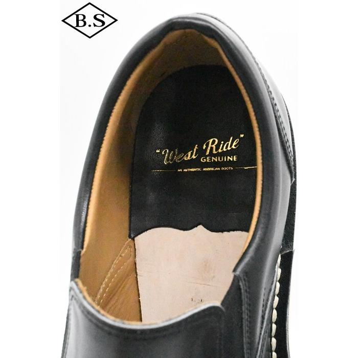 ウエストライド WESTRIDE ブーツ SLIP ON EASY BOOTS / BLACKの画像
