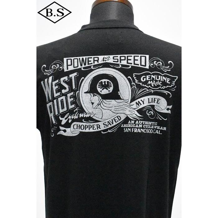 ウエストライド WESTRIDE Tシャツ POWER DRY TEE-2: AND SPEED