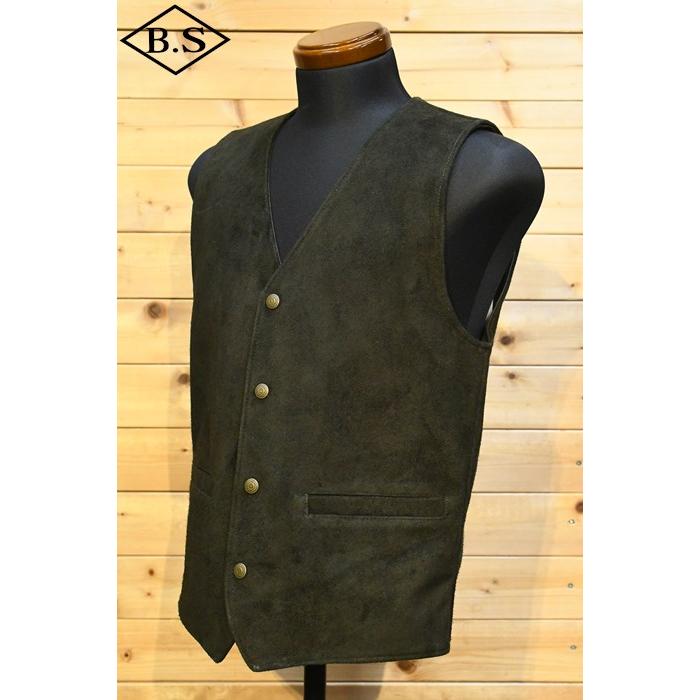 ワイツーレザー Y'2 LEATHER レザーベスト TV-02 STEER SUEDE VEST