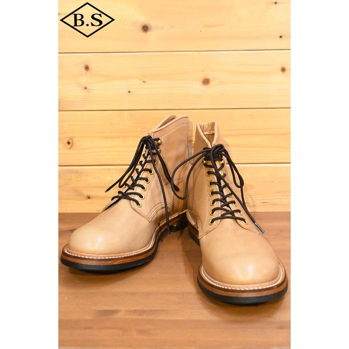 ワイツーレザー Y’2 LEATHER ブーツ KS-02 KAKISHIBU HORSE WORK BOOTS  KAKISHIBU 柿渋の画像