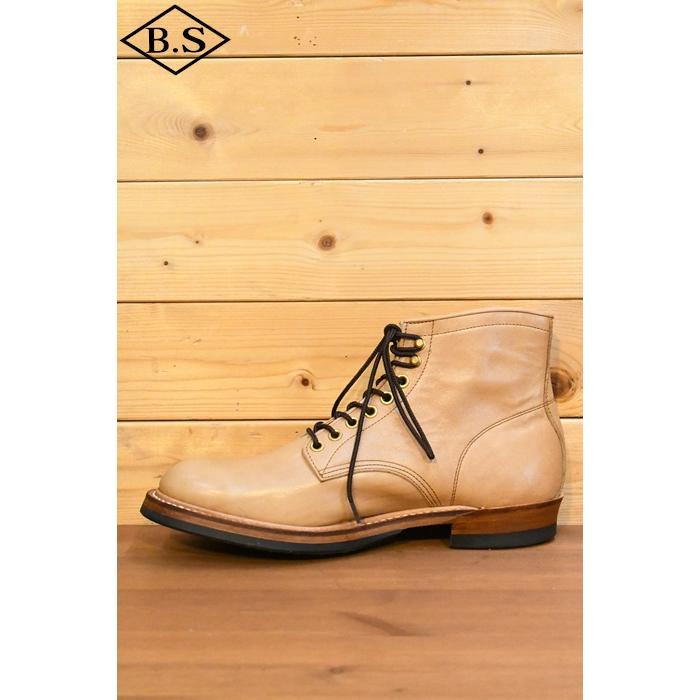 ワイツーレザー Y’2 LEATHER ブーツ KS-02 KAKISHIBU HORSE WORK BOOTS  KAKISHIBU 柿渋の画像
