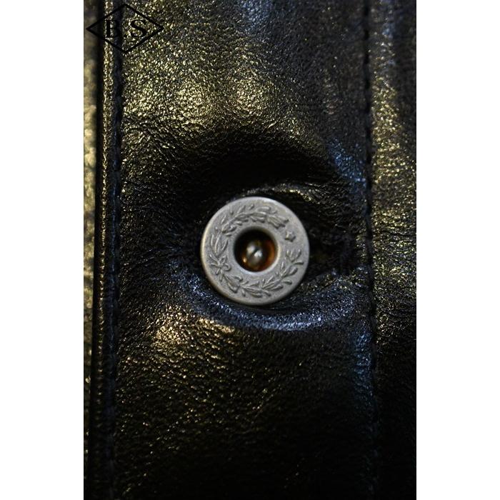 ワイツーレザー Y’2 LEATHER レザージャケット LB-140 ANILINE HORSE 1st Type JACKET BLACKの画像