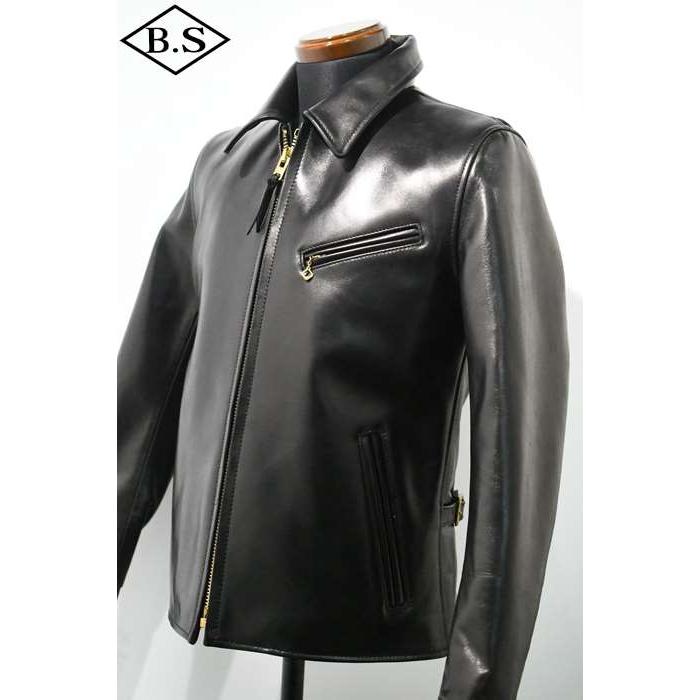 ワイツーレザー Y’2 LEATHER レザージャケット HVR-42 HV HORSE SINGLE RIDERS BLACKの画像