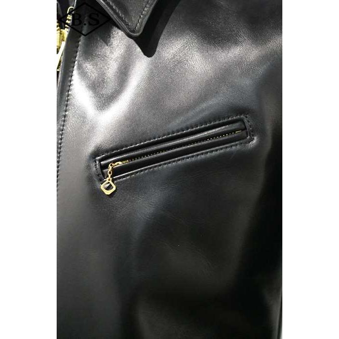 ワイツーレザー Y’2 LEATHER レザージャケット HVR-42 HV HORSE SINGLE RIDERS BLACKの画像