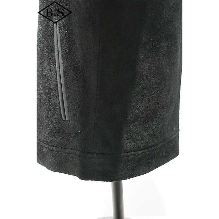 ワイツーレザー Y’2 LEATHER レザージャケット TB-136 STEER SUEDE×STEER OIL RIB JKT ブラック×ブラウンの画像