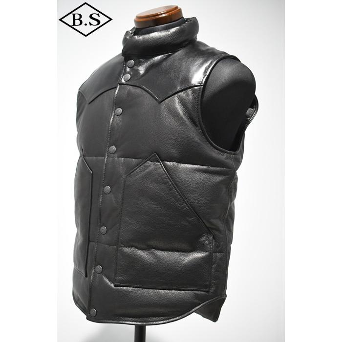 ワイツーレザー Y'2 LEATHER SV-01 STEER OIL×HORSE HIDE DOWN VEST