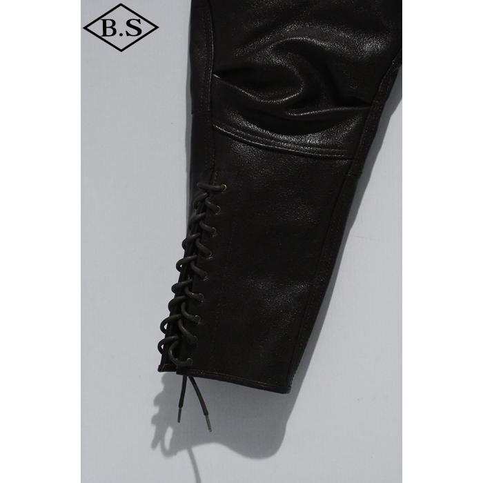 ワイツーレザー Y’2 LEATHER レザーパンツ YK-08-G GOAT SKIN 40'S JODHPURS PANTS 山羊皮 BROWNの画像