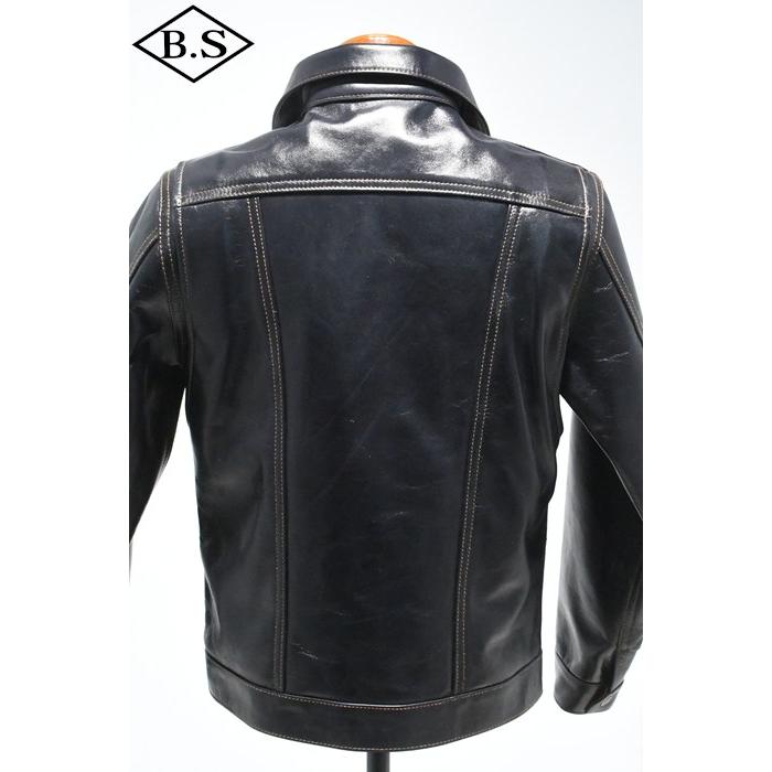 ワイツーレザー レザージャケット Y’2 LEATHER IB-161 INDIGO HORSE Model 60'S DENIM ZIP JACKET インディゴホースの画像