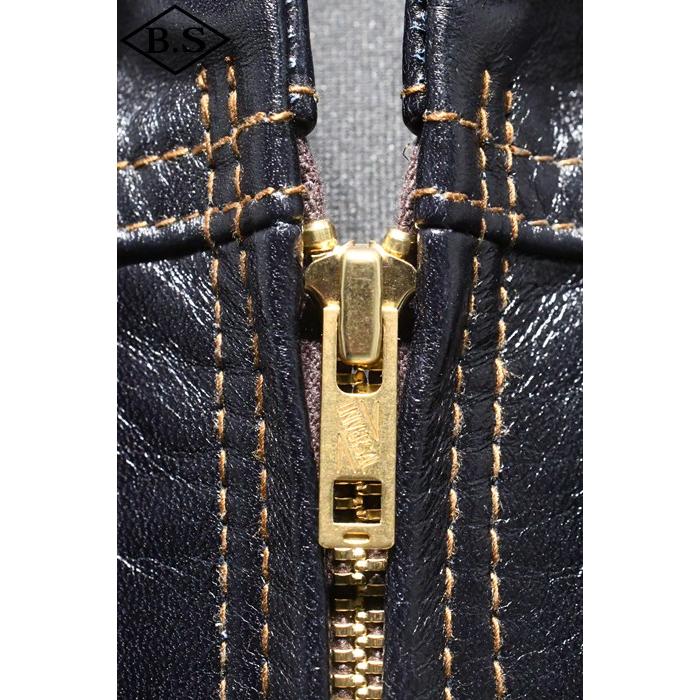 ワイツーレザー レザージャケット Y’2 LEATHER IB-161 INDIGO HORSE Model 60'S DENIM ZIP JACKET インディゴホースの画像