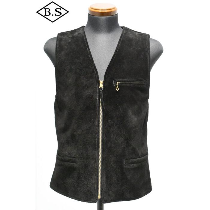 ワイツーレザー Y'2 LEATHER レザーベスト TV-05 STEER ROUGHOUT ZIP