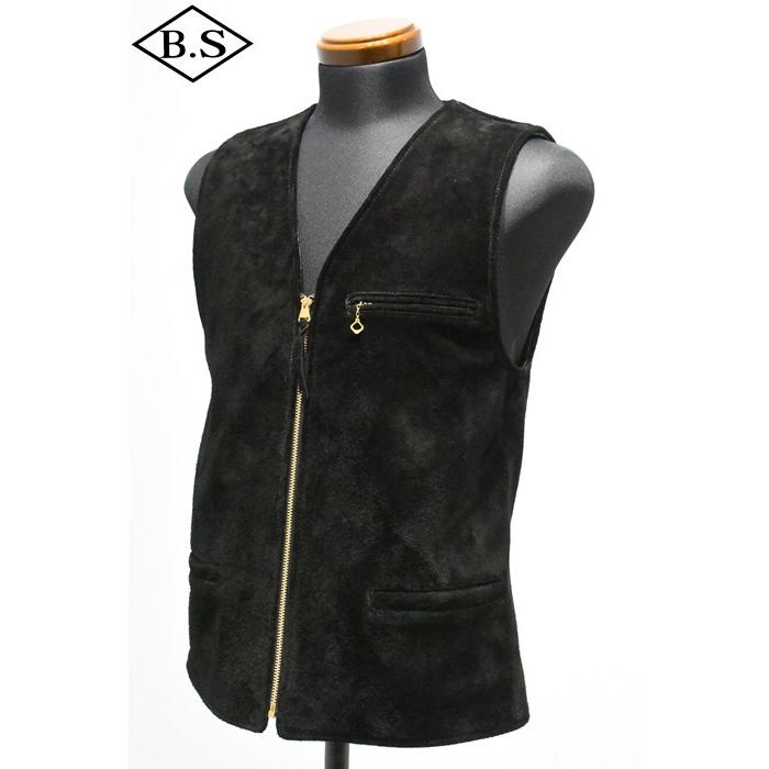 ワイツーレザー Y'2 LEATHER レザーベスト TV-05 STEER ROUGHOUT ZIP