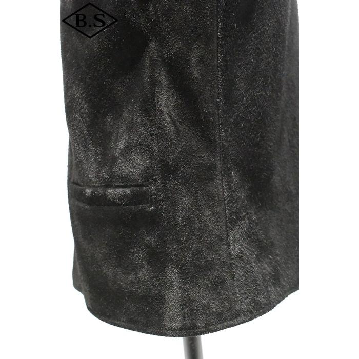 ワイツーレザー Y’2 LEATHER レザーベスト TV-05  STEER ROUGHOUT ZIP VEST ~ Spring Edition ~ BLACKの画像