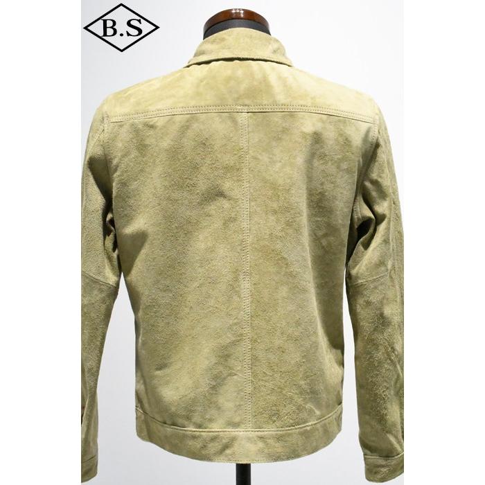 ワイツーレザー Y’2 LEATHER レザージャケット HSB-140-T HORSE SUEDE WW2 TYPE JACKET Gジャン 大戦 KHAKIの画像