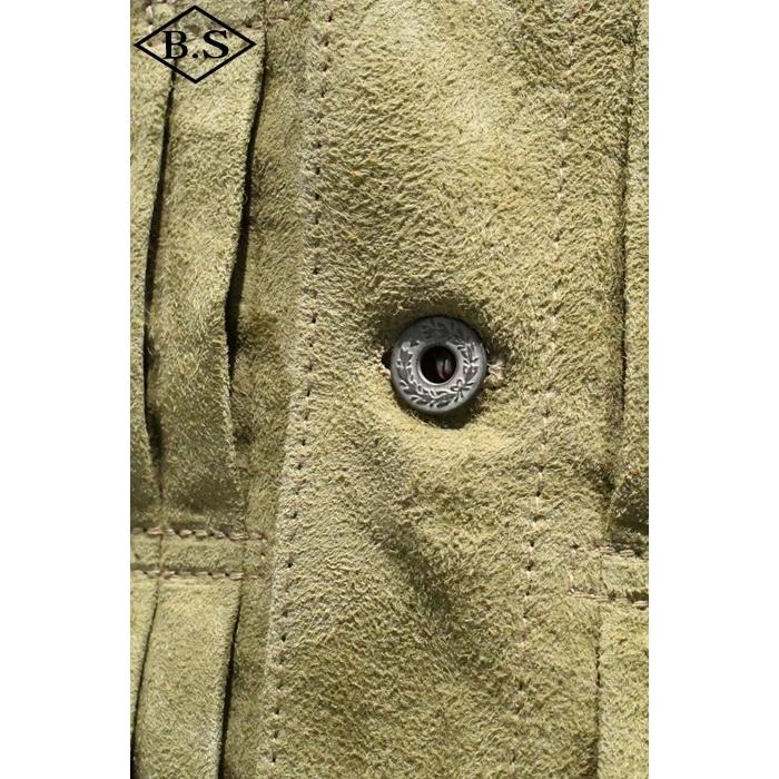 ワイツーレザー Y’2 LEATHER レザージャケット HSB-140-T HORSE SUEDE WW2 TYPE JACKET Gジャン 大戦 KHAKIの画像