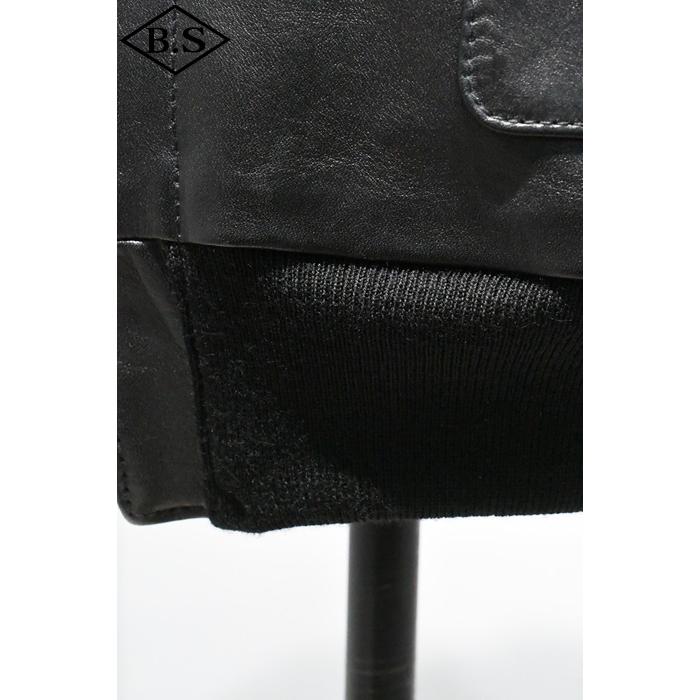 ワイツーレザー Y’2 LEATHER レザージャケット A-2 ECO HORSE PIGMENT Type A-2 BLACKの画像