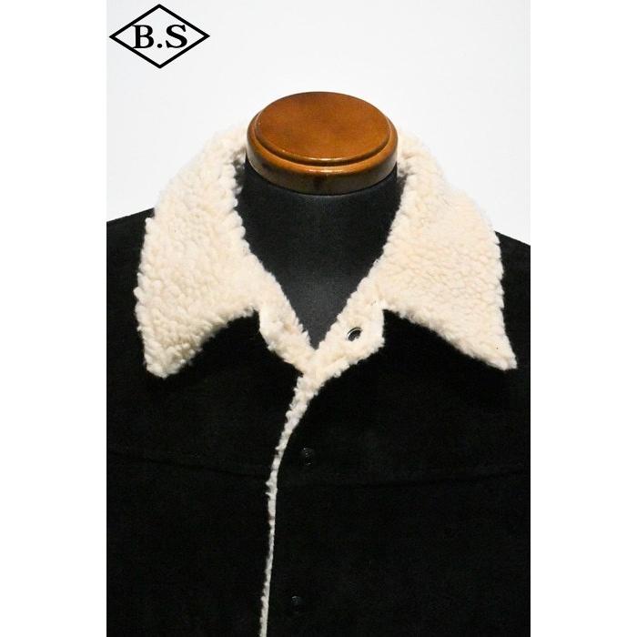 ワイツーレザー Y’2 LEATHER レザージャケット WJ-02 STEER SUEDE LUNCH COAT BLACKの画像