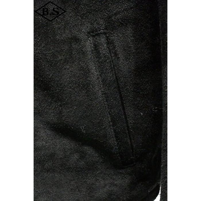 ワイツーレザー Y’2 LEATHER レザージャケット WJ-02 STEER SUEDE LUNCH COAT BLACKの画像