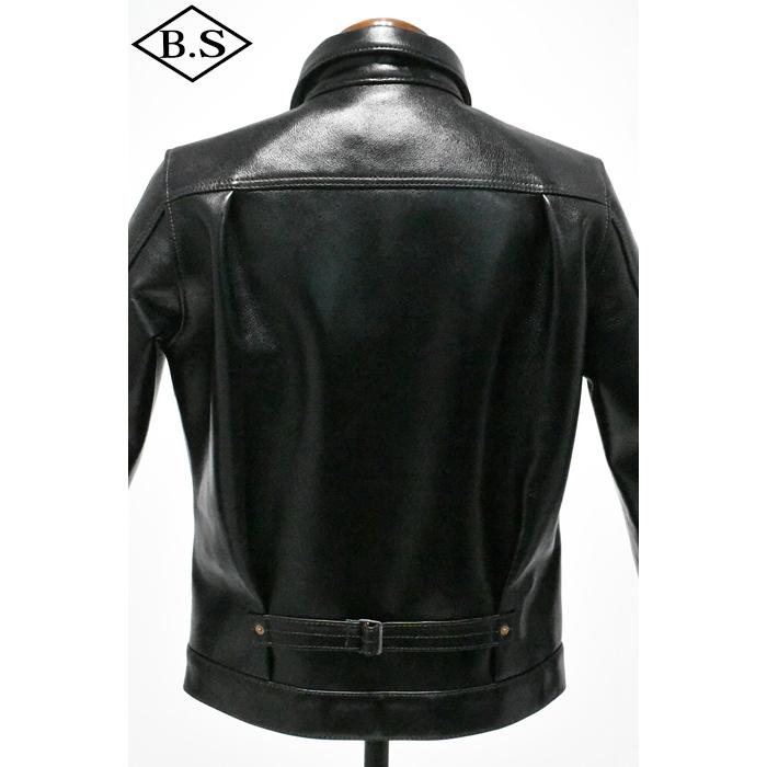 別注 ワイツーレザー Y’2 LEATHER レザージャケット LSB-140 26  ANILINE STEER 1stモデル BLACKの画像
