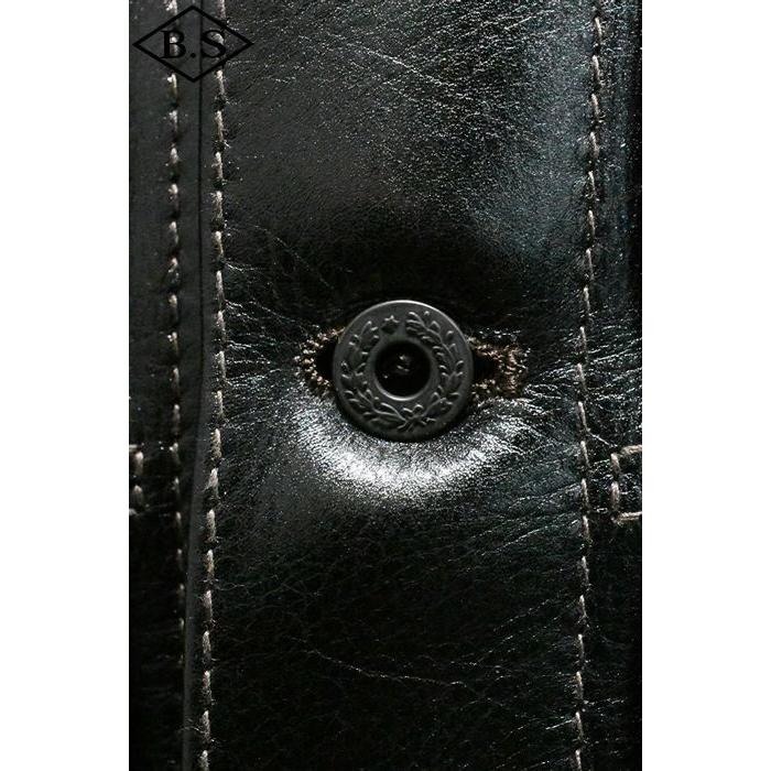 別注 ワイツーレザー Y’2 LEATHER レザージャケット LSB-140 26  ANILINE STEER 1stモデル BLACKの画像