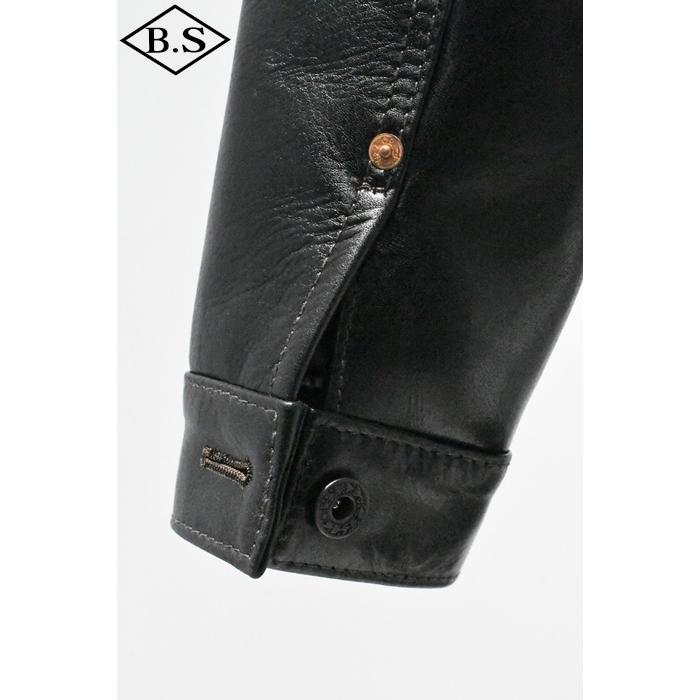 別注 ワイツーレザー Y’2 LEATHER レザージャケット LSB-140 26  ANILINE STEER 1stモデル BLACKの画像