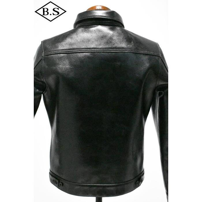 別注 ワイツーレザー Y’2 LEATHER レザージャケット LSB-141 26  ANILINE STEER 2ndモデル BLACKの画像