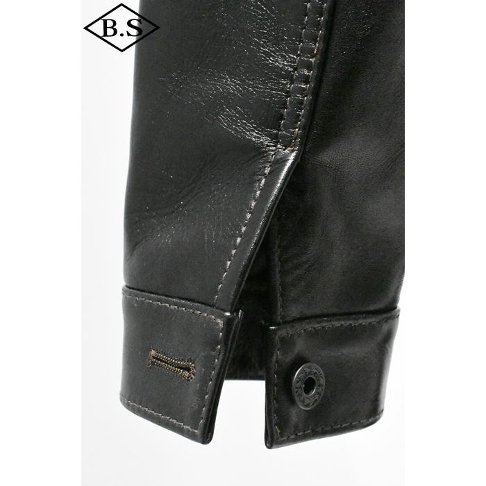 別注 ワイツーレザー Y’2 LEATHER レザージャケット LSB-141 26  ANILINE STEER 2ndモデル BLACKの画像