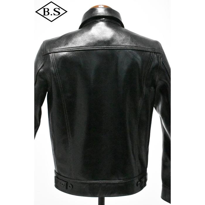 別注 ワイツーレザー Y’2 LEATHER レザージャケット LSB-139 26  ANILINE STEER 3rdモデル BLACKの画像