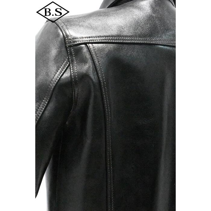 別注 ワイツーレザー Y’2 LEATHER レザージャケット LSB-139 26  ANILINE STEER 3rdモデル BLACKの画像