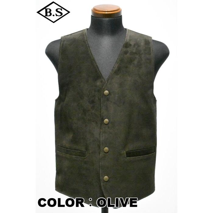 ワイツーレザー Y’2 LEATHER レザーベスト TV-02  STEER ROUGHOUT ZIP VEST ~ Spring Edition ~の画像