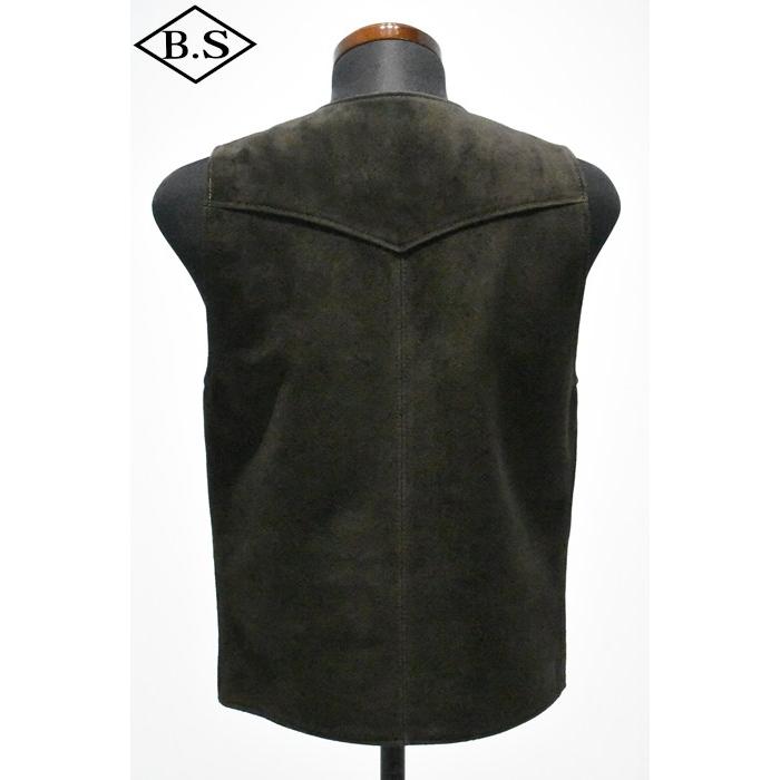 ワイツーレザー Y’2 LEATHER レザーベスト TV-02  STEER ROUGHOUT ZIP VEST ~ Spring Edition ~の画像