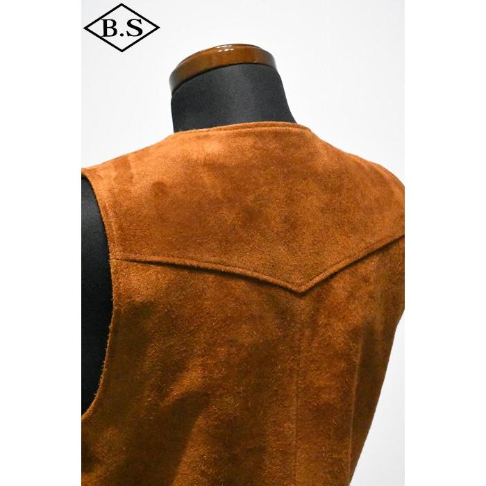 ワイツーレザー Y’2 LEATHER レザーベスト TV-02  STEER ROUGHOUT ZIP VEST ~ Spring Edition ~の画像