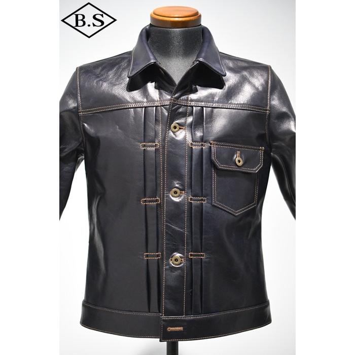 ワイツーレザー Y'2 LEATHER レザージャケット IB-140 INDIGO HORSE
