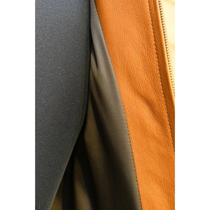 ワイツーレザー Y’2 LEATHER レザージャケット SB-127 STEER OIL RIB JKT  ステアオイルリブジャケット キャメルの画像