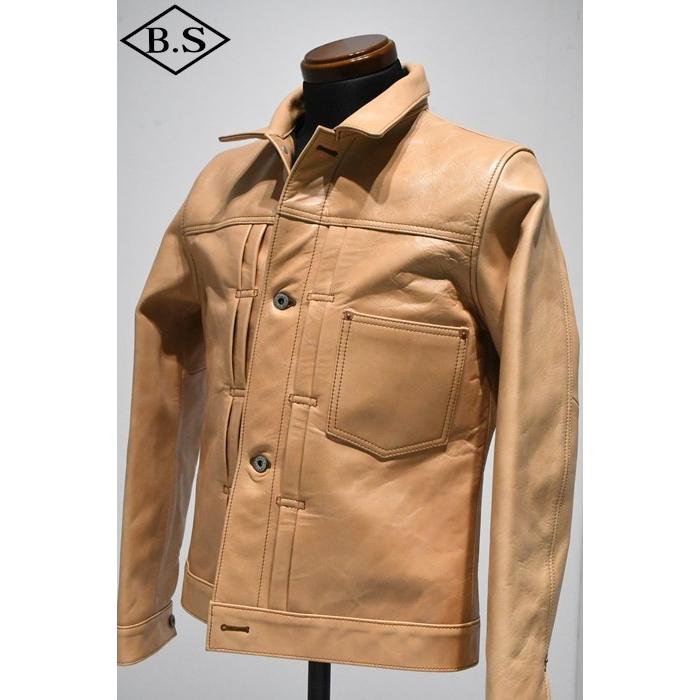 Y2レザー　大戦モデルレザージャケット　柿渋　40サイズ Y'2 LEATHER（ワイツーレザー） 】 柿渋ホースGジャン1st 大戦モデル