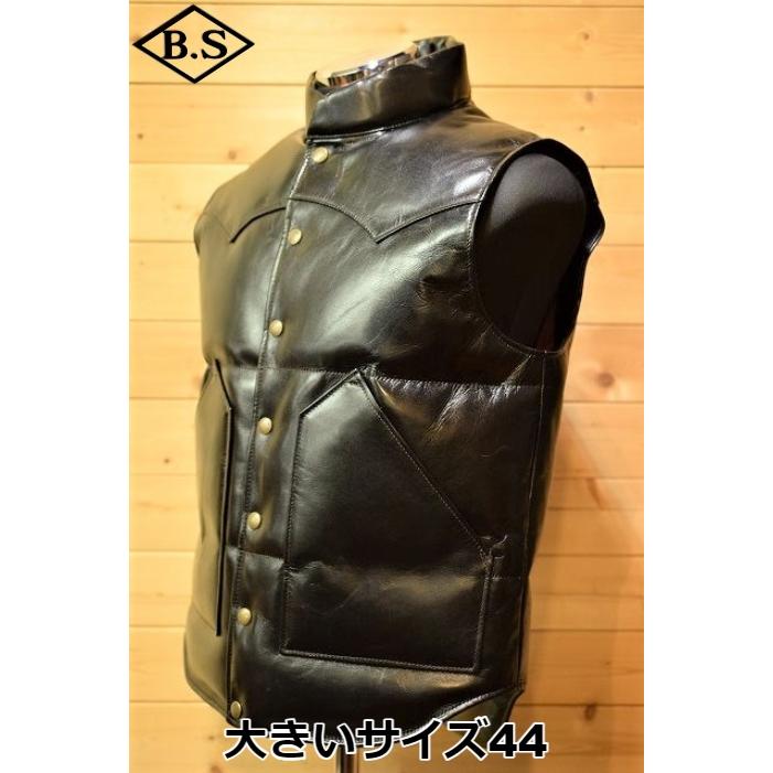ワイツーレザー Y'2 LEATHER レザーベスト PV-01 VINTAGE PONY DOWN