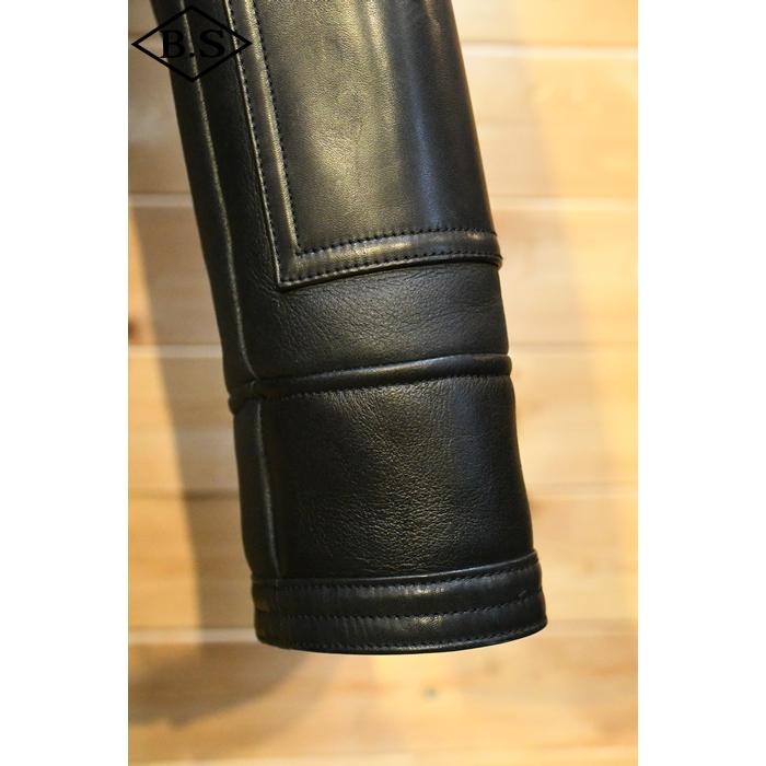 ワイツーレザー Y'2 LEATHER ANJ-4 COLOMER MOUTON BLACK ブラック