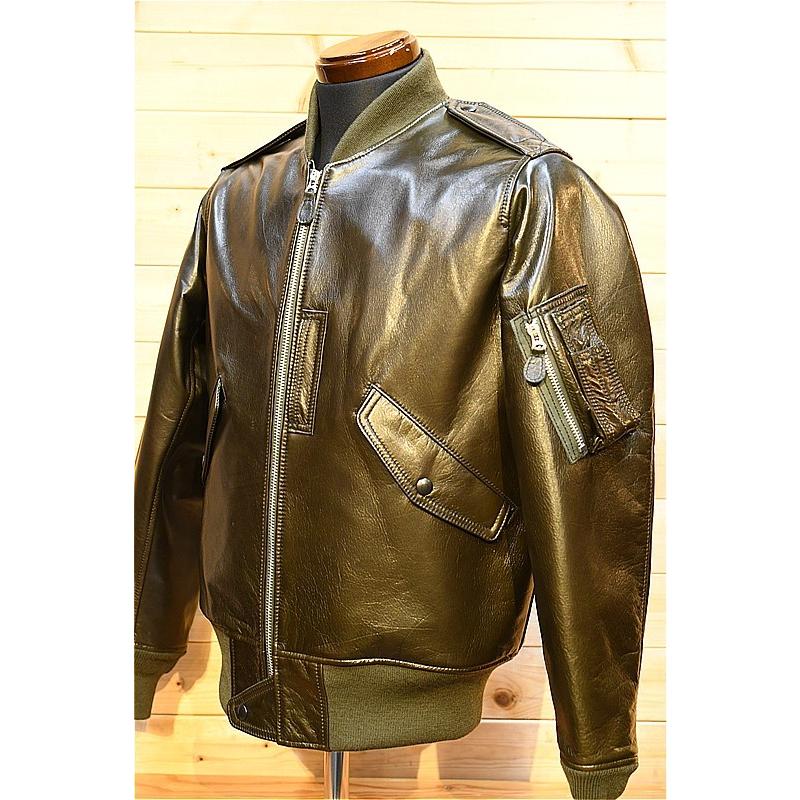 Y’2 LEATHER OIF SOFT HORSE Type L-2 オリーブ ワイツーレザー Y'2 LEATHER OIF SOFT HORSE Type L-2 オリーブ