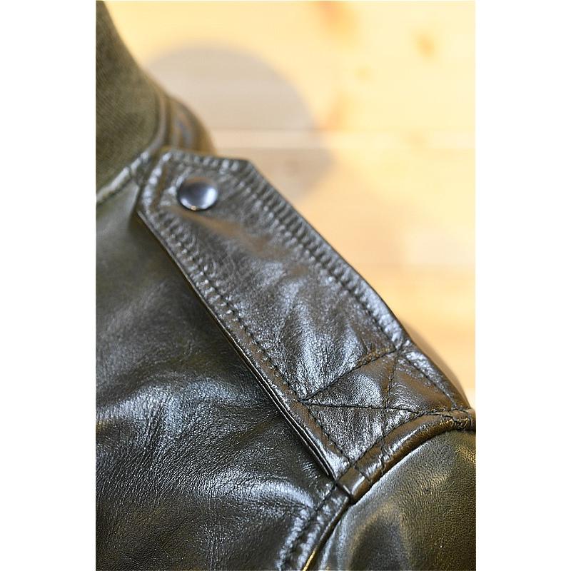 ワイツーレザー Y'2 LEATHER OIF SOFT HORSE Type L-2 オリーブ