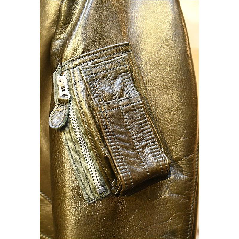 ワイツーレザー Y'2 LEATHER OIF SOFT HORSE Type L-2 オリーブ
