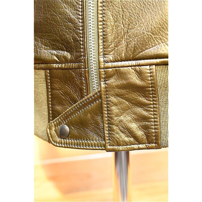 ワイツーレザー Y'2 LEATHER OIF SOFT HORSE Type L-2 オリーブ