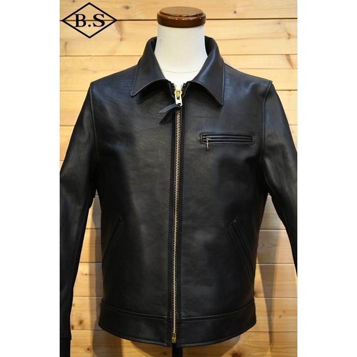 ワイツーレザー レザージャケット Y'2 LEATHER SHR-47 SUMI DYED HORSE