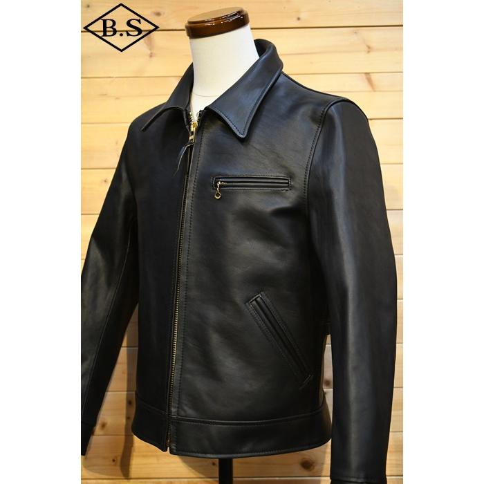 ワイツーレザー レザージャケット Y'2 LEATHER SHR-47 SUMI DYED HORSE