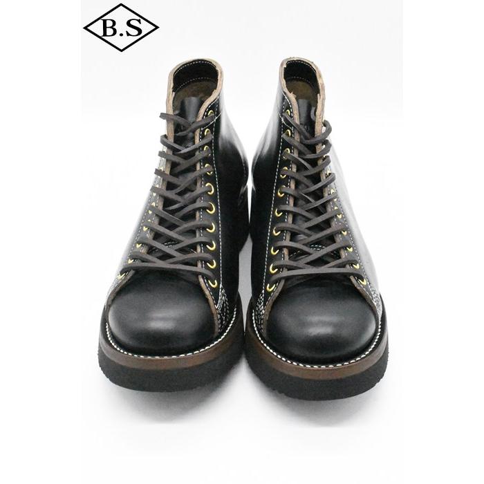 ゼローズ ブーツ ZERROW’S ブーツ BKS001 BONEAKERS CHROMEXCEL ブニーカーズ クロムエクセル BLACKの画像